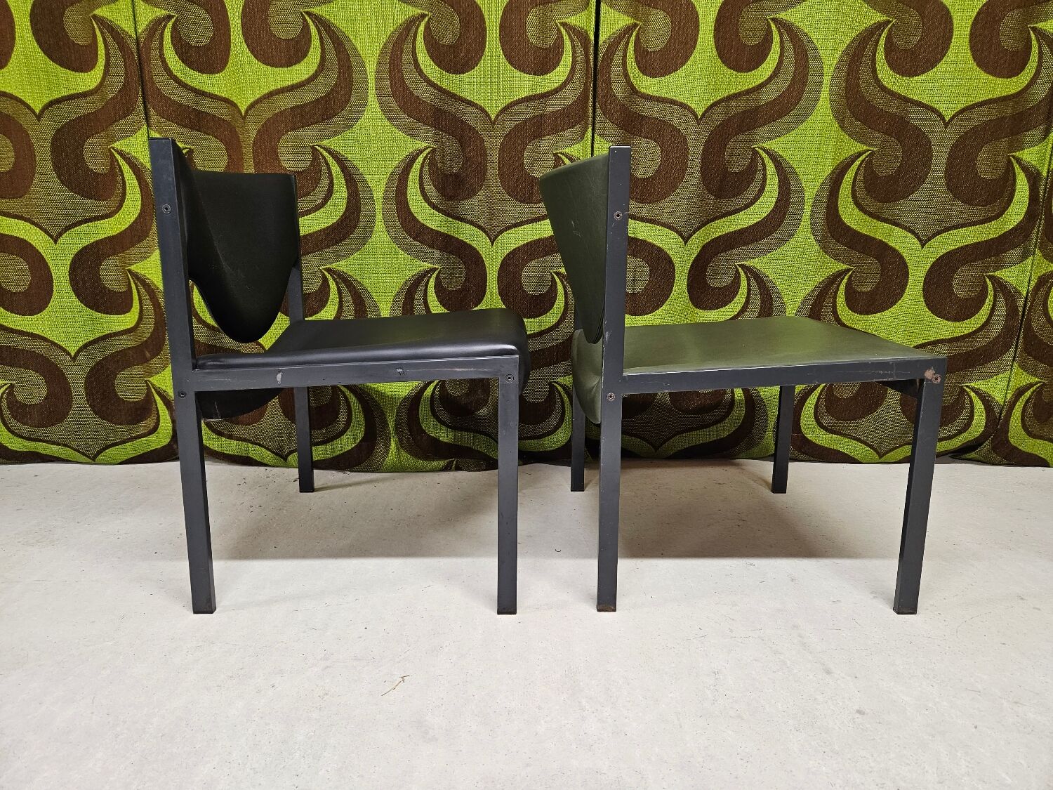 Pair of vintage Lübke 206 armchairs