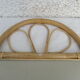 Mirror in bamboo and vintage rattan deco, 61x37 cm
