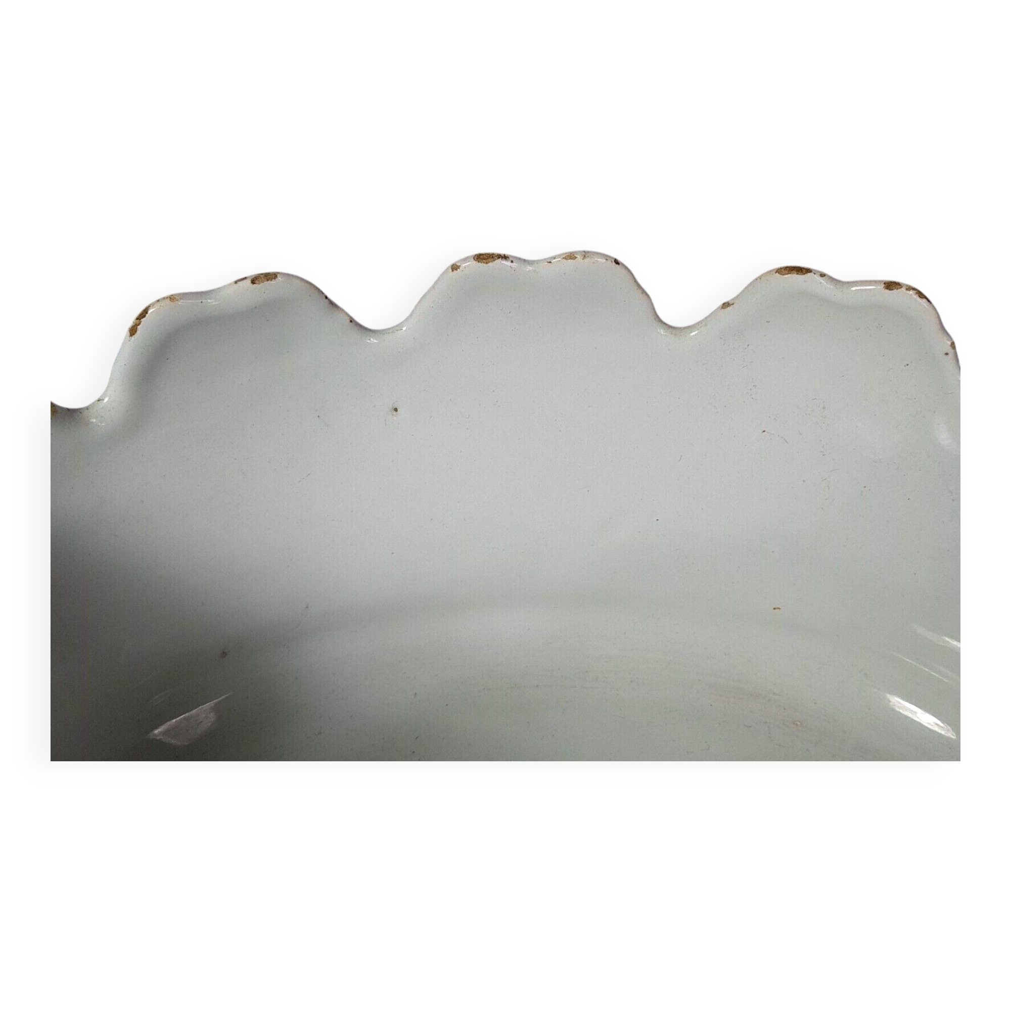 Ancien rafraîchissoir à verres céramique XIXe siècle