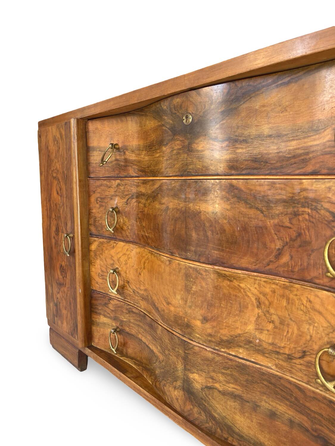 Italian Art deco walnut sideboard