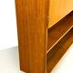 Bibliothèque danoise en teck avec portes par Omann Jun, 1960s