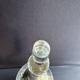 Cut crystal carafe with silver frame