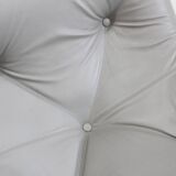 Fauteuil Kali en cuir gris de Michel Ducaroy pour Ligne Roset