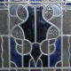 Porte intérieure avec vitrail art déco