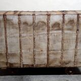 Antique coffre de mariage bois et fer, Inde, XIXème