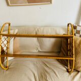 Rattan shelf