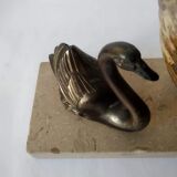 Lampe veilleuse art déco cygne