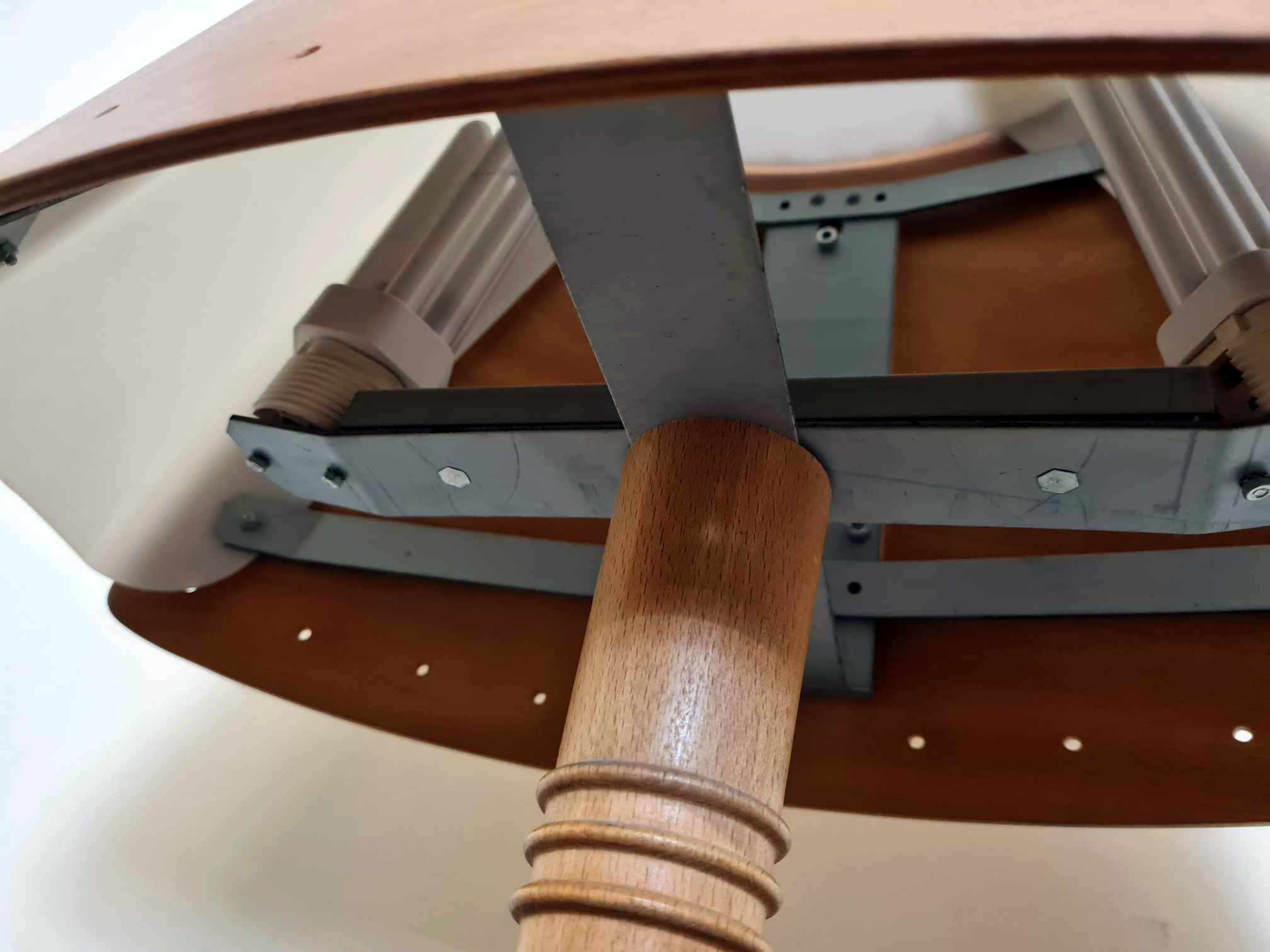 Scandinavian style table lamp designed and manufactured by Lucid France for Hilton Hotel