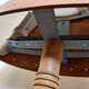 Scandinavian style table lamp designed and manufactured by Lucid France for Hilton Hotel