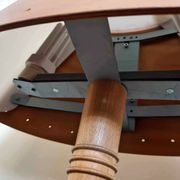Scandinavian style table lamp designed and manufactured by Lucid France for Hilton Hotel