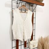 Metal and wood wall coat rack, 1950s-60s.