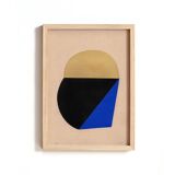 Collage on old paper - 20x30CM - Jac - Signed Eawy