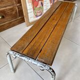 Vintage school bench