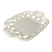 Woven ceramic basket