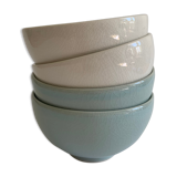 4 bowls Jars Tourron Mica & Quartz