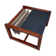 Coffee table with magazine rack