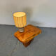 Brutalist Japanese side table, wabi-sabi, mid-century, 1960s