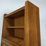 Vintage oak secretary shelf