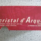 Vase soliflore neuf Cristal d'Arques