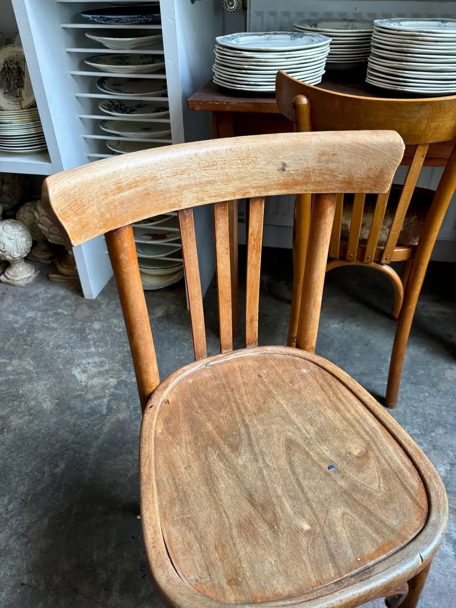 Mahieu bistro chair in bent beech