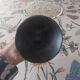 3-spoke wrought iron candle holder