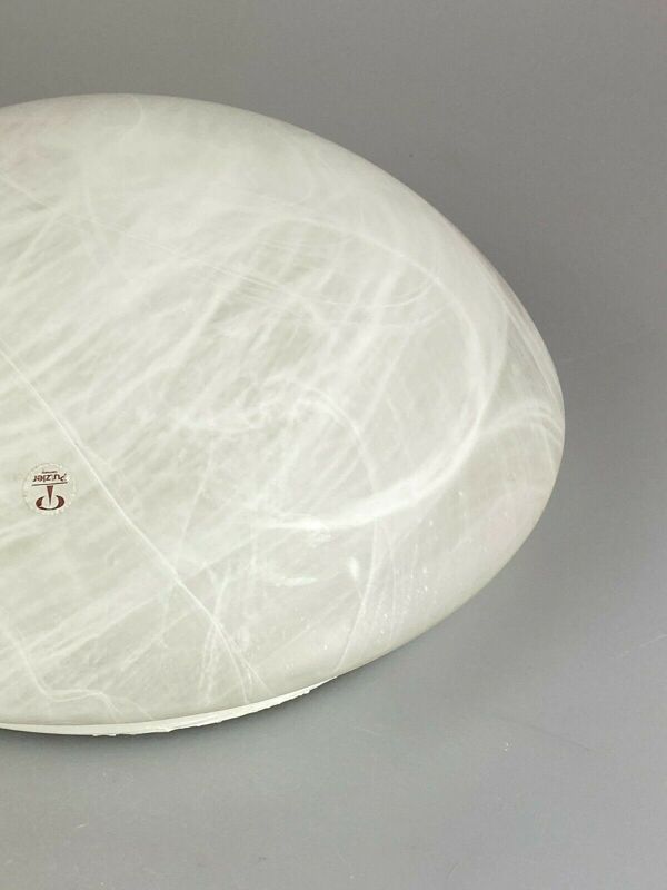 Plafoniere plafonnier verre espace design lampe 70s