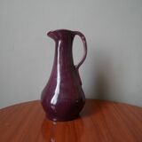 Pitcher vase with handle ceramic handmade pottery country decoration