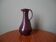 Pitcher vase with handle ceramic handmade pottery country decoration