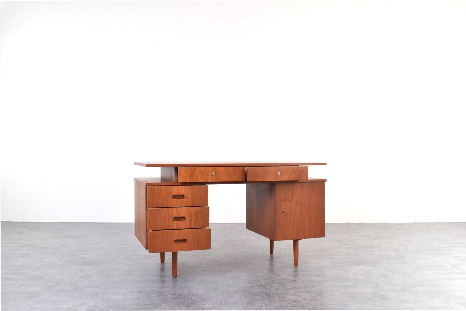 Mid-Century Teak Desk, 1960s.