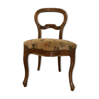 Chaise XIXème tapissée