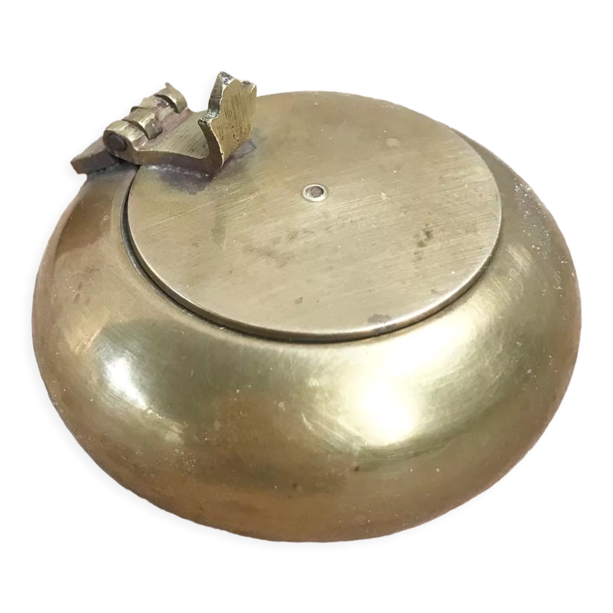 Brass box ashtray