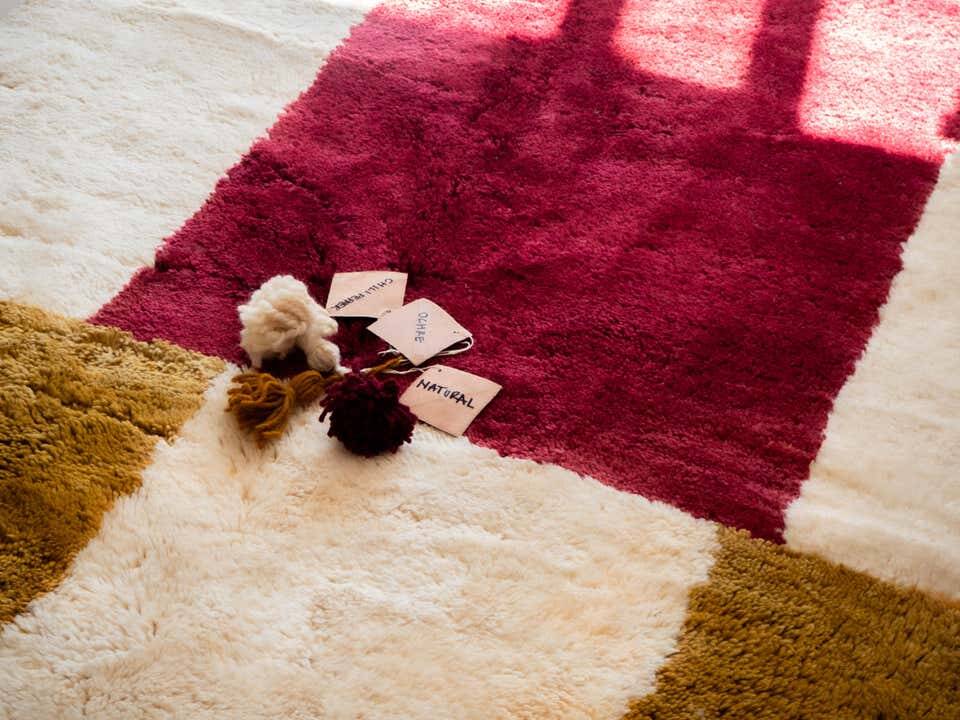 Tapis marocain Beni Mrirt 250cmx150cmfait sur mesure