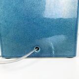 Le Klint Floor Lamp Model No. 357 in blue ceramic, glazed stoneware, Denmark
