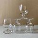 4 crystal digestif glasses Daum France – Orval model