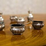 19th Century English Silver Set, 1890s, Set of 7
