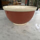 Sarreguemines earthenware salad bowl