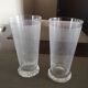 Duo of crystal glasses Daum 1950s