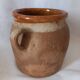 Ancient glazed terracotta pot