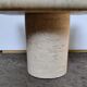 Travertine table, Italy, 1980s