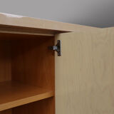 Ivory lacquer sideboard by Jean-Claude Dresse