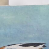 Huile sur toile canard