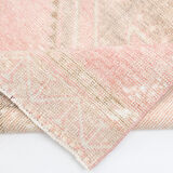 3x13 Distressed Turkish Runner Rug 405x90Cm