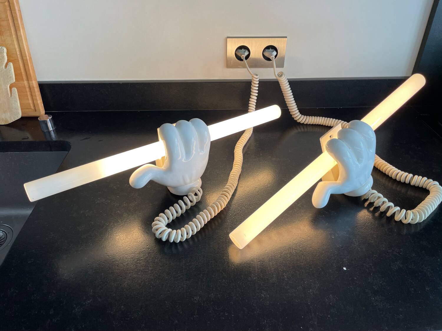 Vintage Mickey wall lights