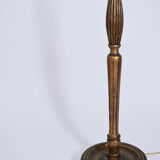 Gilded turned wood floor lamp, 1930s