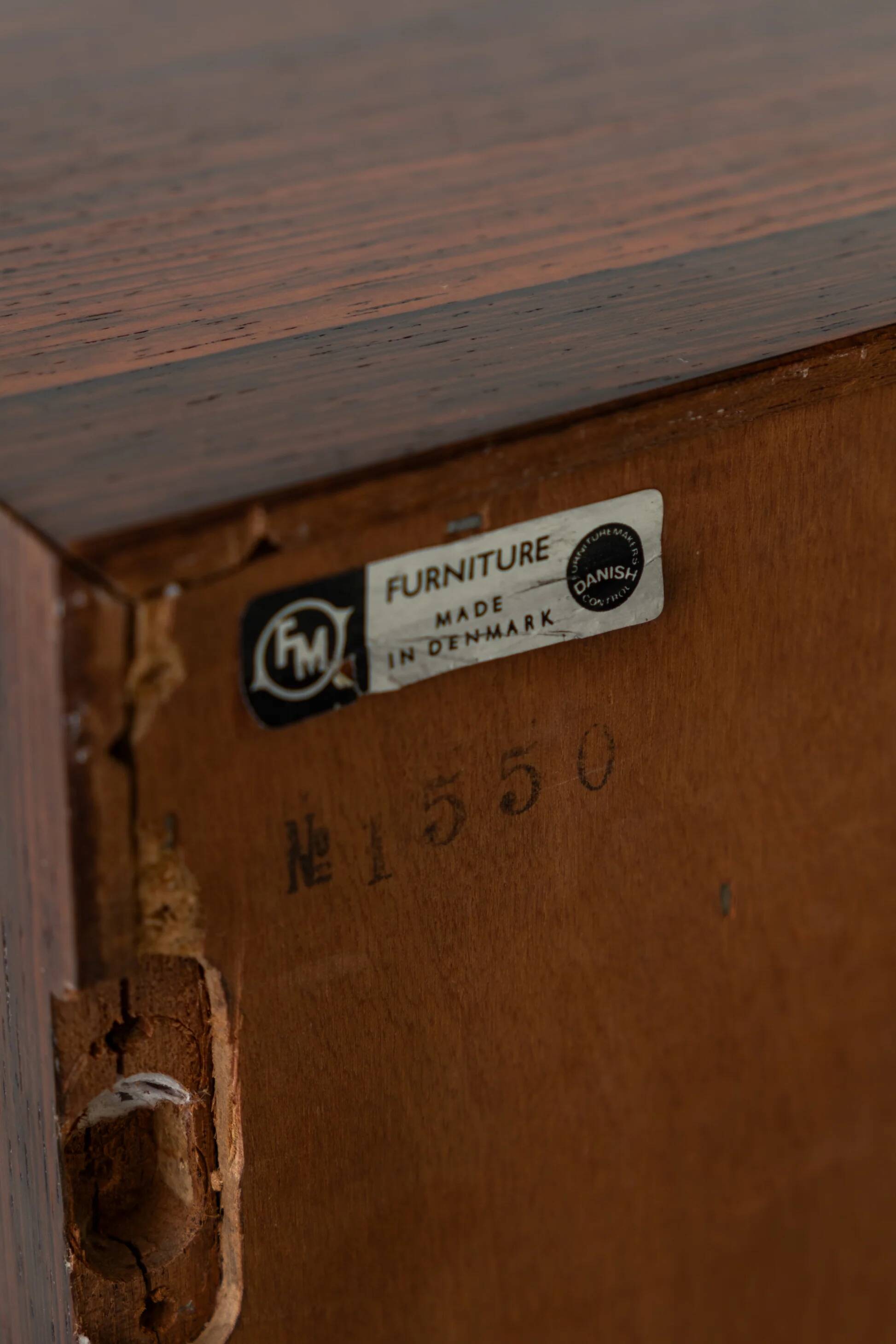 Cabinet en palissandre de Kai Kristiansen