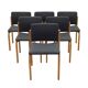 6 chaises danoises par Fritz Hansen, années 1980