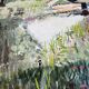 Oil painting on canvas by an artist from the Rhône.