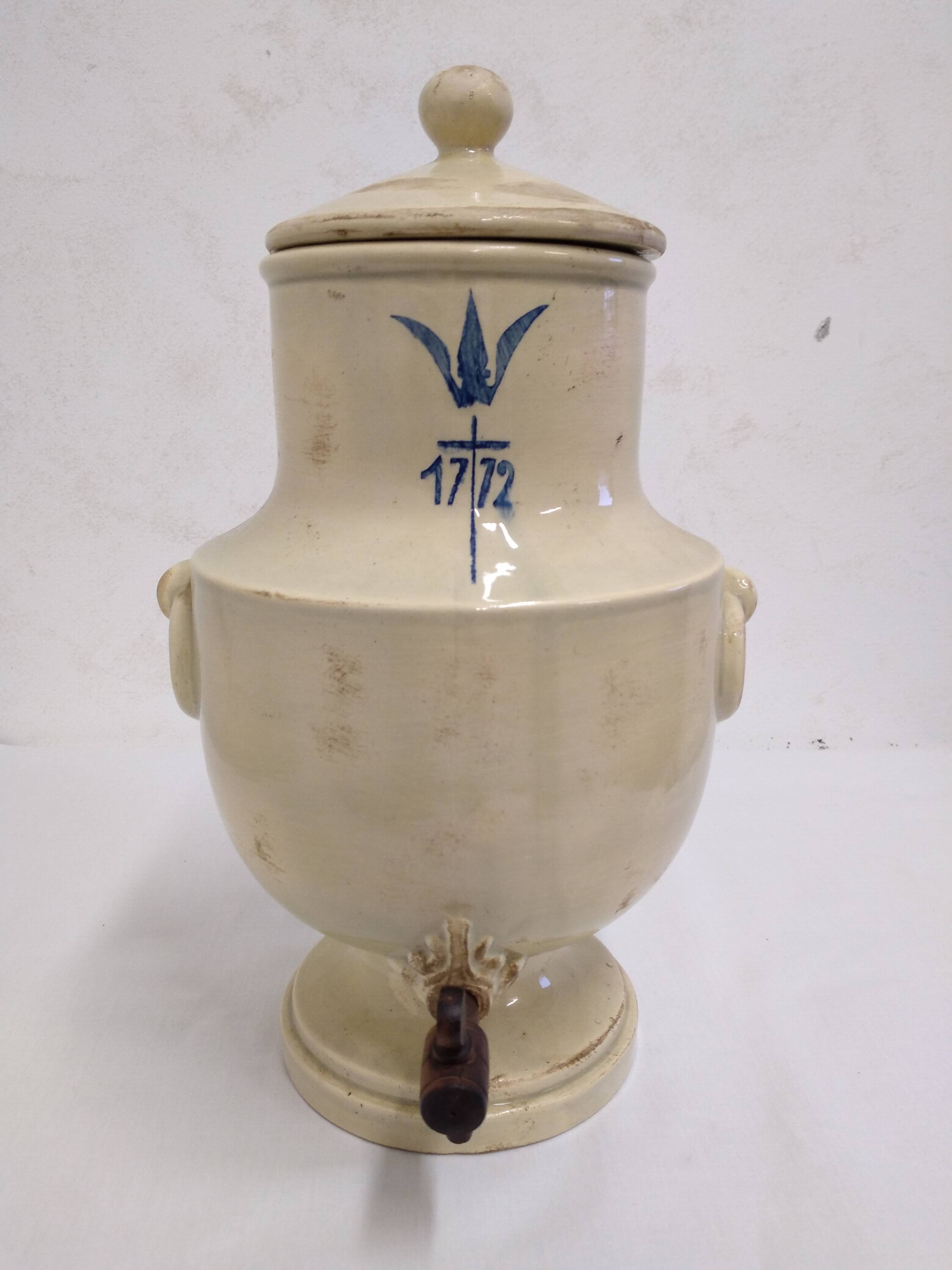 Old stoneware vinegar maker