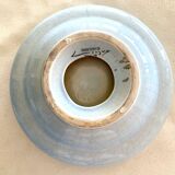 Longwy sky blue ashtray pocket emptier