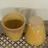Set of two stoneware cups